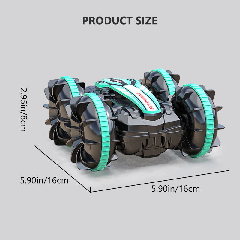 Amphibious RC Car Remote Control Stunt Car Vehicle Double-Sided Flip Driving Drift Rc Cars Outdoor Toys for Boys Children'S Gift - Orvis Collection