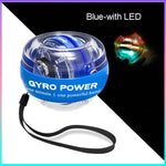 LED Gyroscopic Power Wrist Ball Self-Starting Gyro Ball Gyroball Arm Hand Muscle Force Trainer Exercise Strengthener - Orvis Collection
