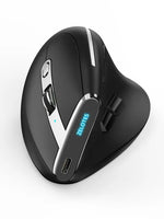 Bluetooth Vertical Mouse Wireless Ergonomic Mice with OLED Screen RGB USB Optical Rechargeable Mouse for PC Laptop Gaming - Orvis Collection
