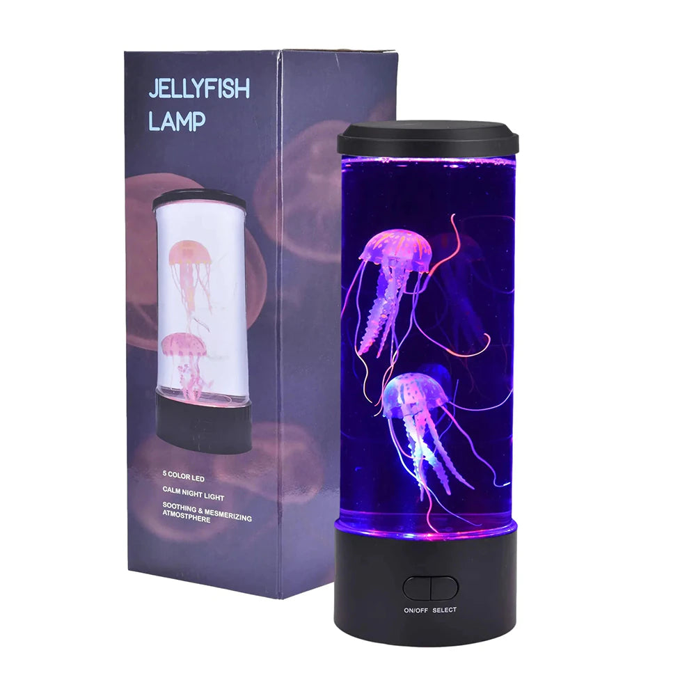 Color Changing Jellyfish Lamp Usb/Battery Powered Table Night Light Children'S Gift Home Bedroom Decor Boys Girls Birthday Gifts - Orvis Collection