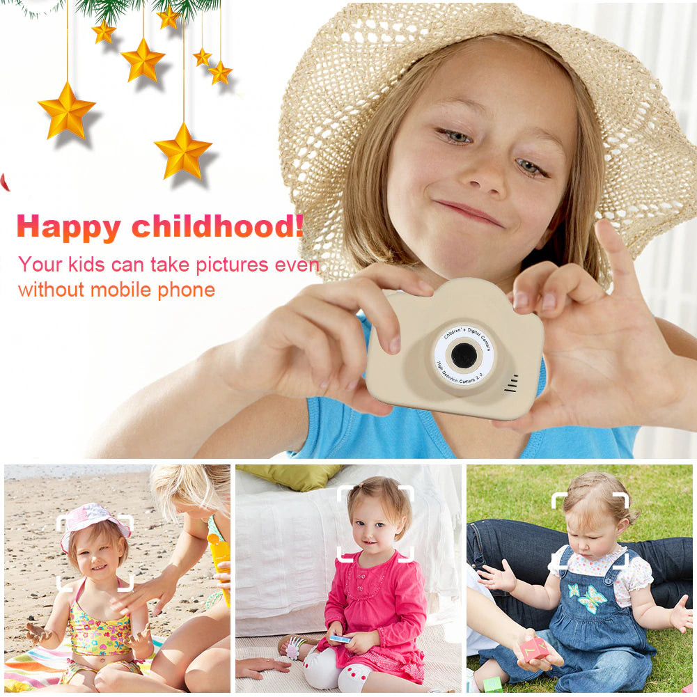 Kids Camera Digital Dual Camera HD 1080P Video Camera Toys Mini Cam Color Display Children Birthday Gift Kids Toys for Kids - Orvis Collection