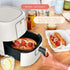 Air Fryer with Turbocrisp Technology, White Icing 3QT - Orvis Collection