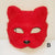 Halloween Fox Shape Half Face Eye Mask Sexy Cat Hair Animal Mask Christmas Carnival Party Cosplay Costume Props - Orvis Collection