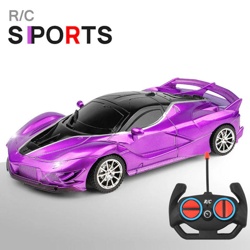 1/18 RC Car LED Light 2.4G Radio Remote Control Sports Cars for Children Racing High Speed Drive Vehicle Drift Boys Girls Toys - Orvis Collection