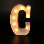 Decorative Letters Alphabet Letter LED Lights Luminous Number Lamp Decoration Battery Night Light Party Baby Bedroom Decoration. - Orvis Collection