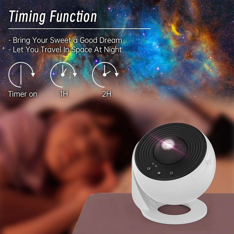 Night Light Galaxy Projector Starry Sky Projector 360° Rotate Planetarium Lamp for Kids Bedroom Valentines Day Gift Wedding Deco - Orvis Collection