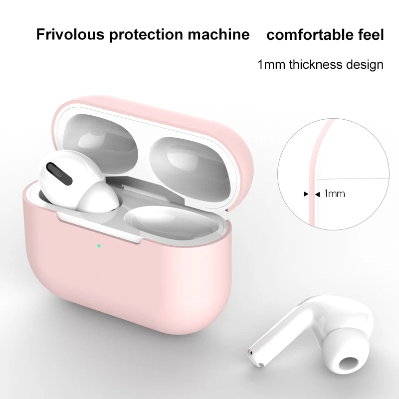 Silicone Cover Case for Airpods Pro Case Air Pods 3 Bluetooth Case Protective for Air Pod Pro 3 Earphone Accessories - Orvis Collection