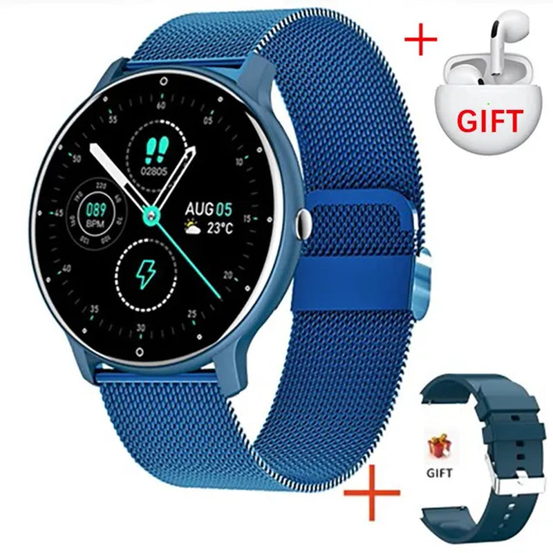 2024 New Men Smart Watch Real-Time Activity Tracker Heart Rate Monitor Sports Women Smart Watch Men Clock for Android IOS - Orvis Collection