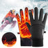 Winter Warm Full Fingers Waterproof Wind Proof Cycling Outdoor Sports Running Motorcycle Ski Touch Screen Fleece Gloves - Orvis Collection