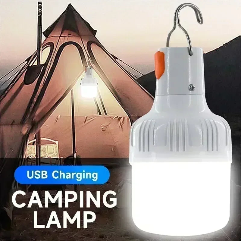 Premium 60W Outdoor Emergency Light: Rechargeable LED Lantern - Orvis Collection