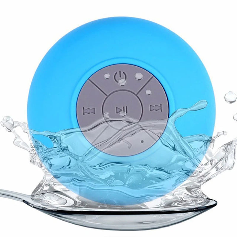 Bathroom Waterproof Wireless Bluetooth Speaker Large Suction Cup Mini Portable Speaker Outdoor Sports Stereo Speaker - Orvis Collection
