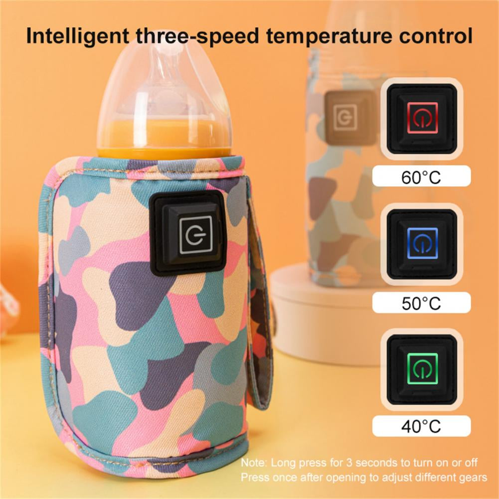 USB Milk Water Warmer Travel Stroller Insulated Bag Baby Nursing Bottle Heater Safe Kids Supplies for Outdoor Winter - Orvis Collection