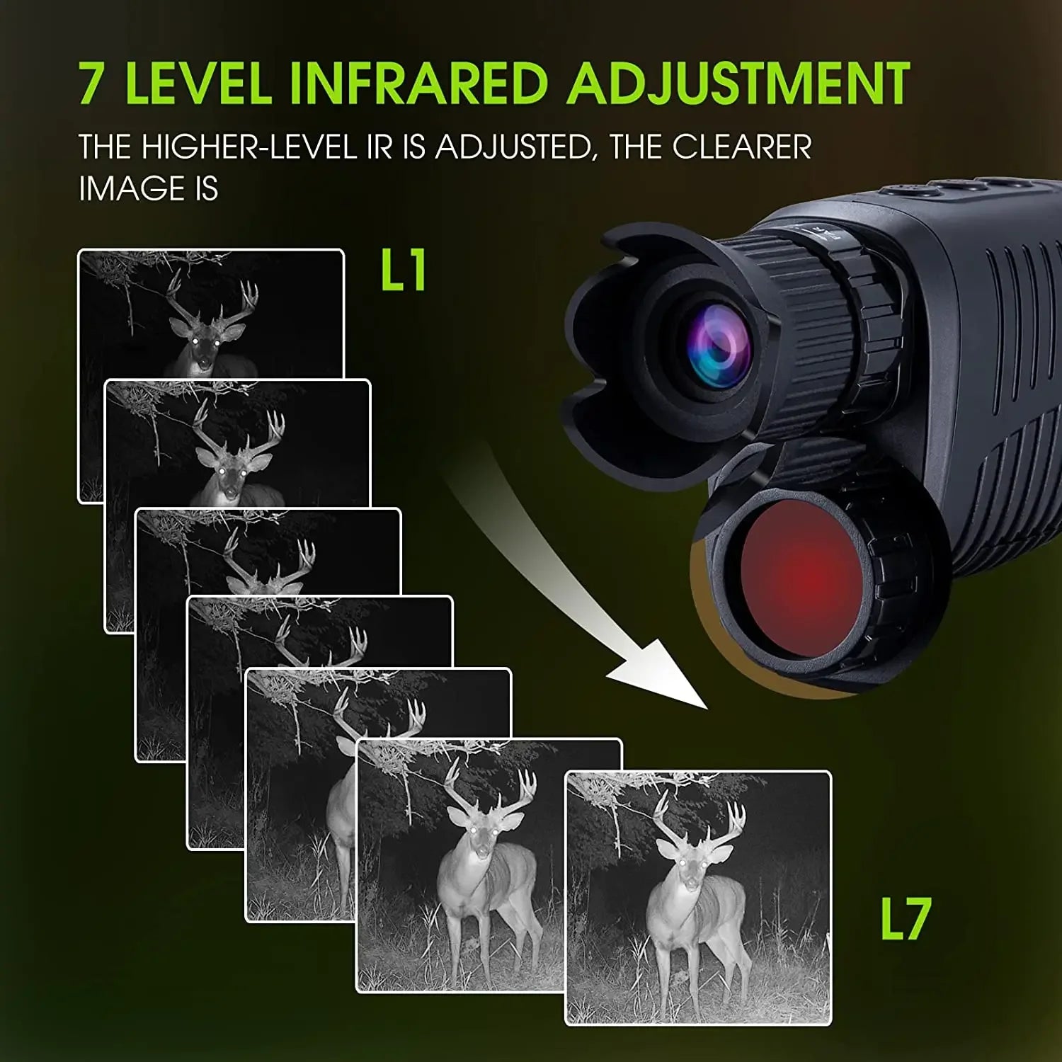 5X Pro Digital Night Vision Monocular - Long-Range Viewing - Orvis Collection