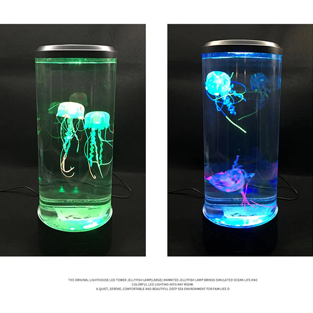 Color Changing Jellyfish Lamp Usb/Battery Powered Table Night Light Children'S Gift Home Bedroom Decor Boys Girls Birthday Gifts - Orvis Collection