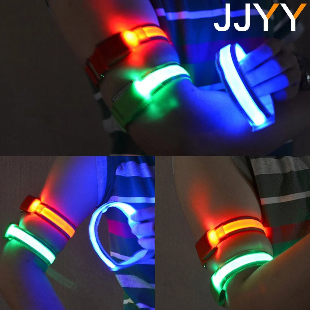 Outdoor Sports Night Running Armband LED Light USB Rechargeable Safety Belt - Orvis Collection