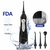 Oral Irrigator USB Rechargeable Water Flosser Portable Dental Water Jet 300ML Water Tank Waterproof Teeth Cleaner