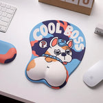 Adorable Paws Sillicon Mouse Pad With Wrist Support - Orvis Collection