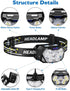 9 Led Strong Light Headlamp USB Rechageable Motion Sensor Headlight Portable Fishing Camping Outdoor Head Lamp Work Flashlight - Orvis Collection