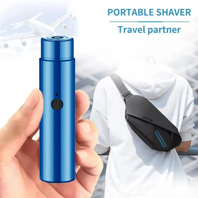 Mini USB Electric Shaver Long Lasting Portable Washable Car Rechargeable Shaver - Orvis Collection