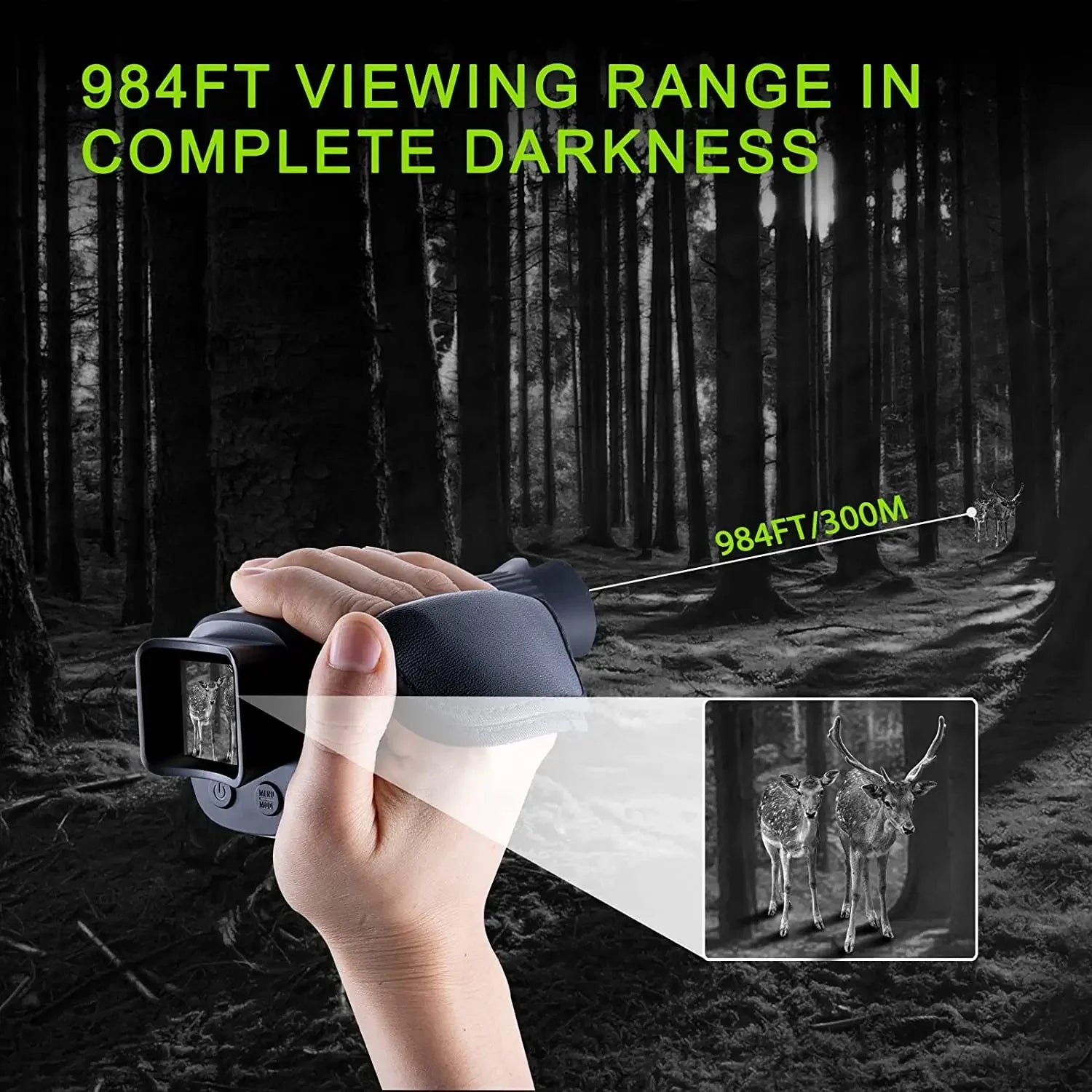 5X Pro Digital Night Vision Monocular - Long-Range Viewing - Orvis Collection