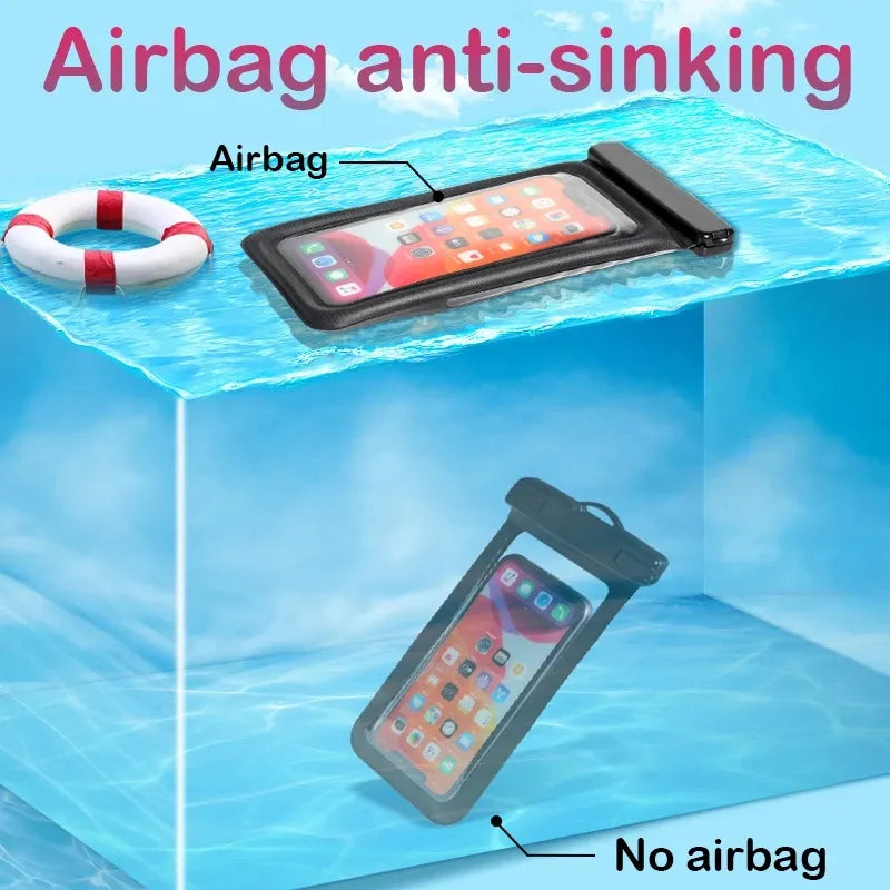 IP68 Universal Waterproof Phone Case Water Proof Bag for Iphone 15 14 13 12 11 Pro Max X Xiaomi 13 Samsung S23 Ultra Swim Cover - Orvis Collection