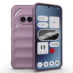 Luxury Matte Silicone Soft 3D Stripe Pattern Phone Case for  Nothing Phone 2A Shockproof Bumper Back Cover for Nothing2A