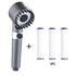 3 Modes Shower Head High Pressure Showerhead Portable Filter Rainfall Faucet Tap Bathroom Bath Home Innovative Accessories - Orvis Collection