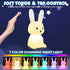 Night Light for Kids Room Cute Bunny Lamp Gifts for Nursery Girls Boys Toddler Kawaii Room Decor USB Silicone Rabbit Night Light - Orvis Collection