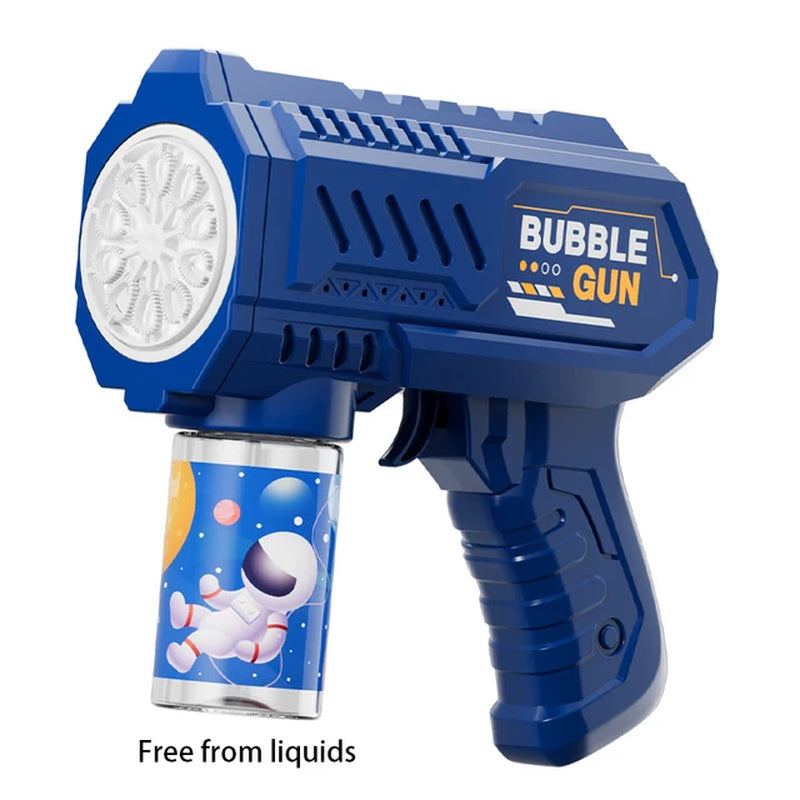 Astronaut Electric Bubble Gun Kids Toy Bubbles Machine Automatic Soap Blower with Light Summer Outdoor Party Games Children Gift - Orvis Collection