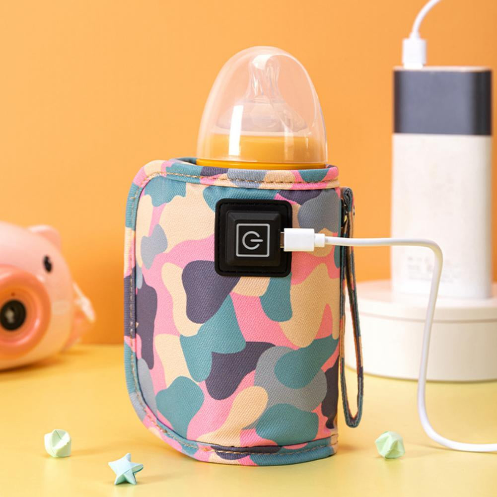 USB Milk Water Warmer Travel Stroller Insulated Bag Baby Nursing Bottle Heater Safe Kids Supplies for Outdoor Winter - Orvis Collection