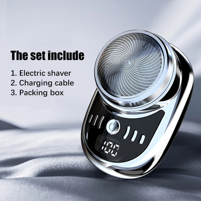 Electric Shaver Portable Razor Man Travel Attire Wet and Dry USB Rechargeable Shaver Typec Charging Mini Shaving Machine for Men - Orvis Collection