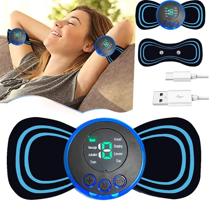 Foot Massager Electronic Massage Pen Neck and Shoulder Massage Three Piece Set Whole Body Relaxation Set Arm Leg and Back Massag - Orvis Collection