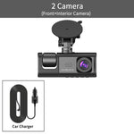 3 Channel Car DVR HD 1080P 3-Lens inside Vehicle Dash Camthree Way Camera Dvrs Recorder Video Registrator Dashcam Camcorder - Orvis Collection