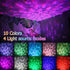 Colorful Starry Projector Galaxy Night Light Child Bluetooth USB Music Player Star Nightlight Romantic Projector Night Lamp Gift - Orvis Collection