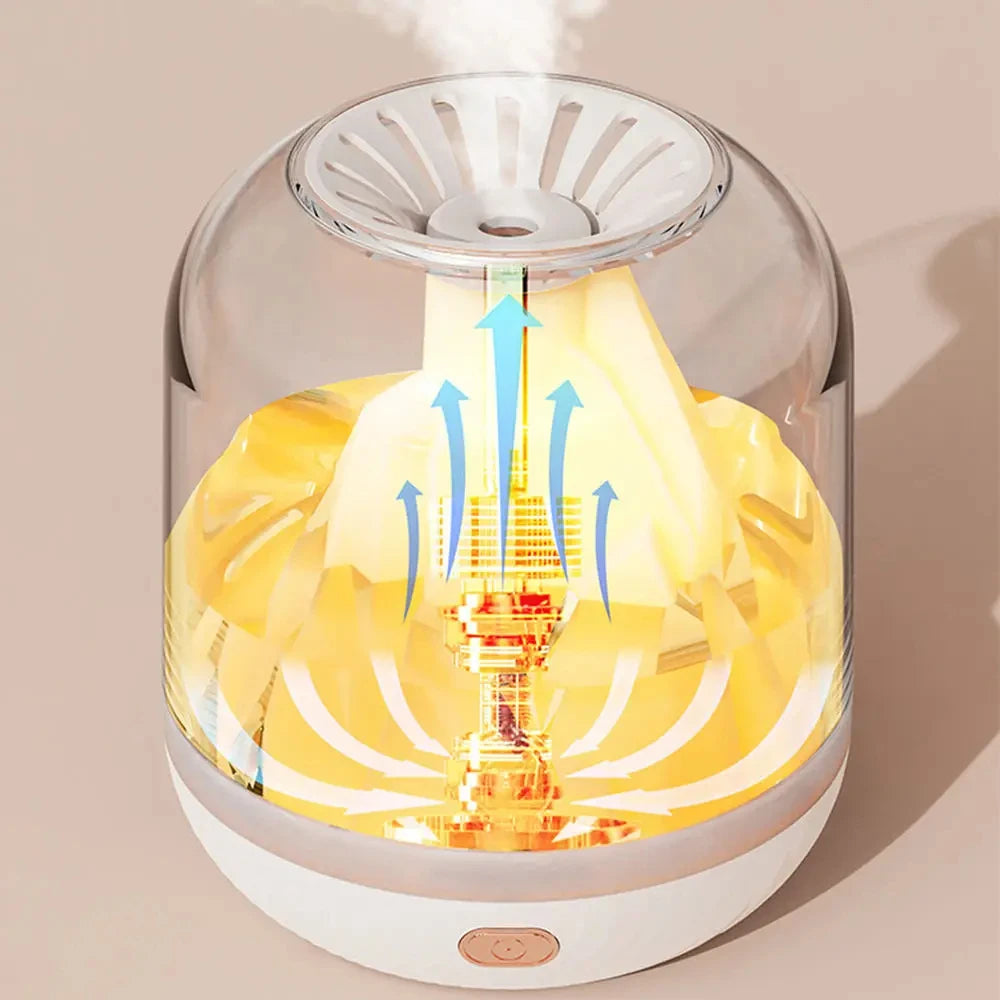 Humidifier Flame Aroma Diffuser - Revitalize Your Space - Orvis Collection